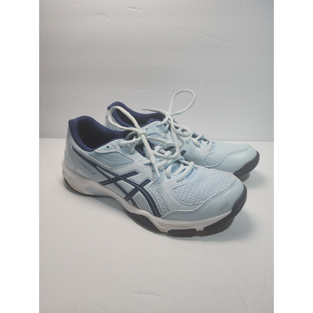Asics Women's GEL-Rocket  White/Blue/ 9.5